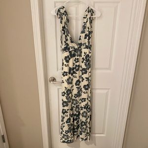 A&F tie strap baby doll midaxi dress